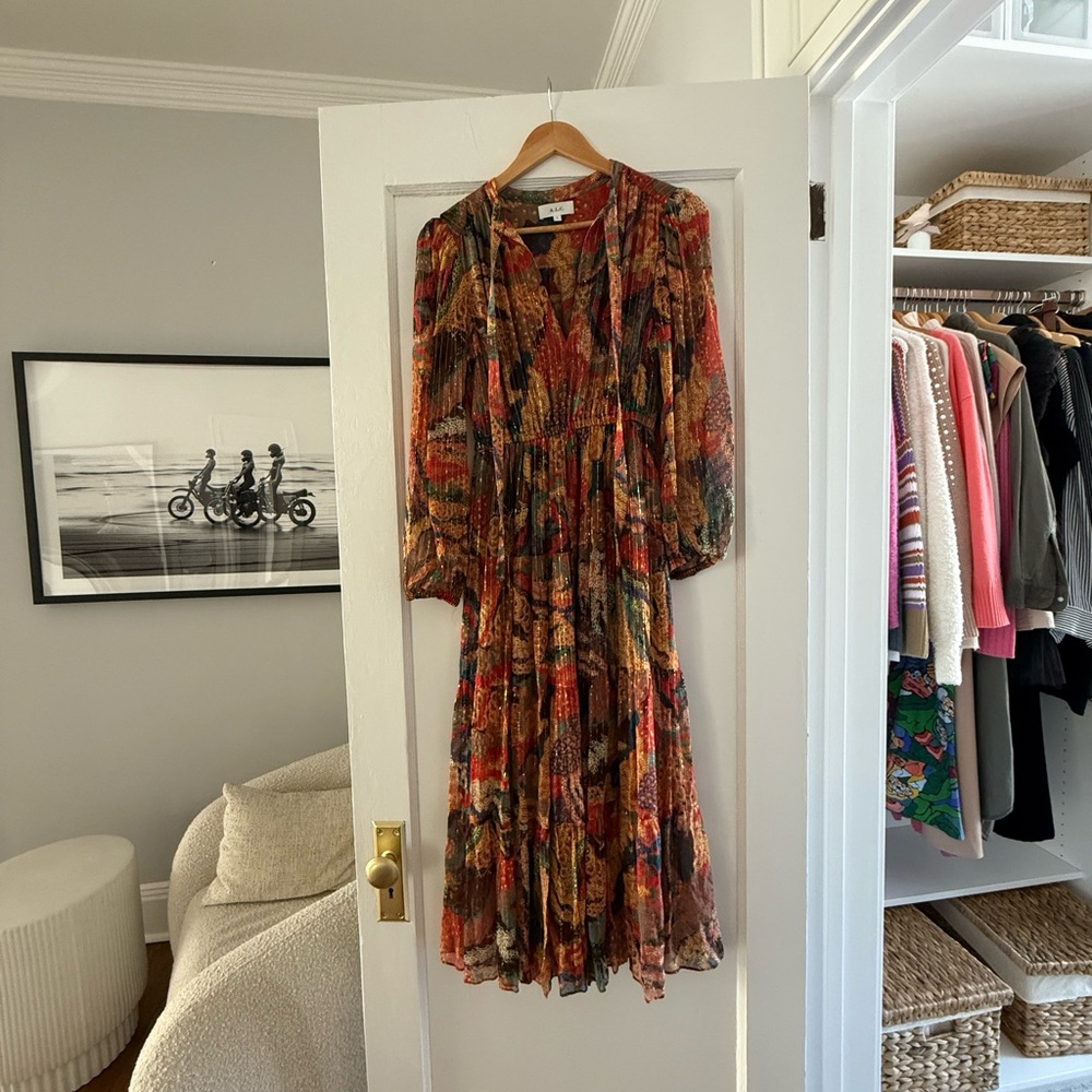 Multicolor Printed Women's Dress